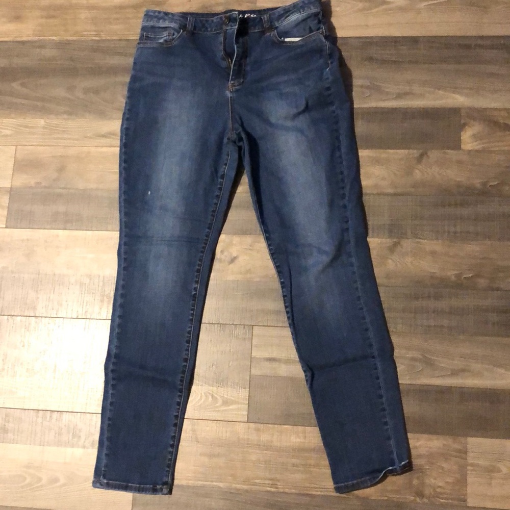 VS high rise skinny jeans